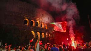 Feuerwerk und Autokorso – So feiern die Italiener ihre Mannschaft