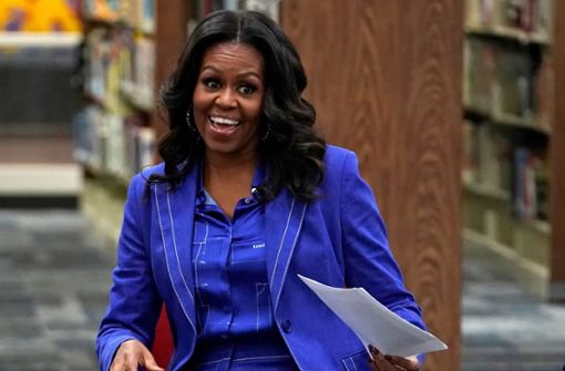 Michelle Obama kann sich freuen: Ihr Buch „Becoming“ springt auf Platz 1. Foto: AFP