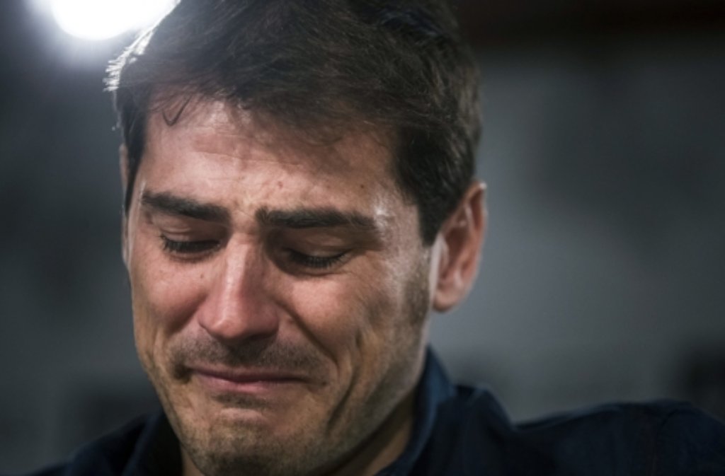 Iker Casillas ließ bei der Abschieds-Pressekonferenz seinen Emotionen freien Lauf.
