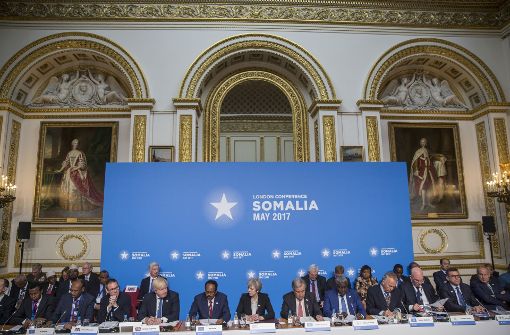 Die Somalia-Konferenz in London. Foto: Pool The Times Newspapers Ltd/AP