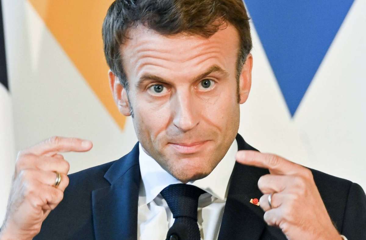 Emmanuel Macron kritisiert den Kurs Deutschlands in der Energiekrise (Archivfoto). Foto: IMAGO/SNA/IMAGO/Stringer