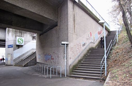 Der Zugang zum S-Bahnhalt Nürnberger Straße. Foto: Edgar Rehberger