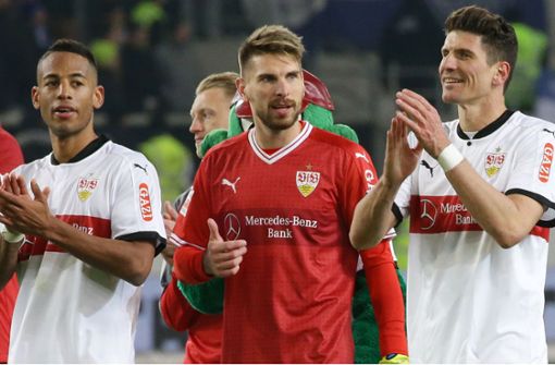 Der VfB startet mit einem Sieg in die Rückrunde – da kann man ruhig mal klatschen. Foto: Pressefoto Baumann