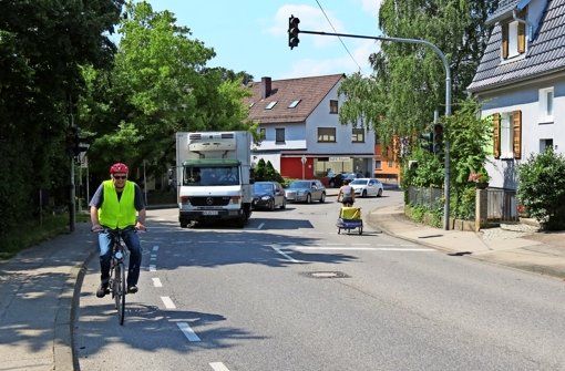 Mit Radspuren soll in Filderstadt das Radfahren gefördert werden. Foto: Malte Klein