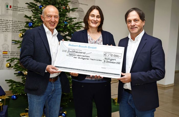 Aktion Weihnachten 22/23: Bosch spendet 12 000 Euro