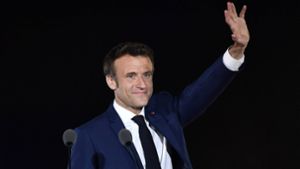Hochrechnung sieht Emmanuel Macron bei 58,8 Prozent