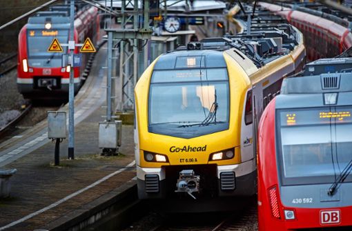 Über Unpünktlichkeit und Platzverhältnisse in den Go-Ahead-Zügen herrscht nach wie vor großer Unmut. Foto: /Gottfried Stoppel