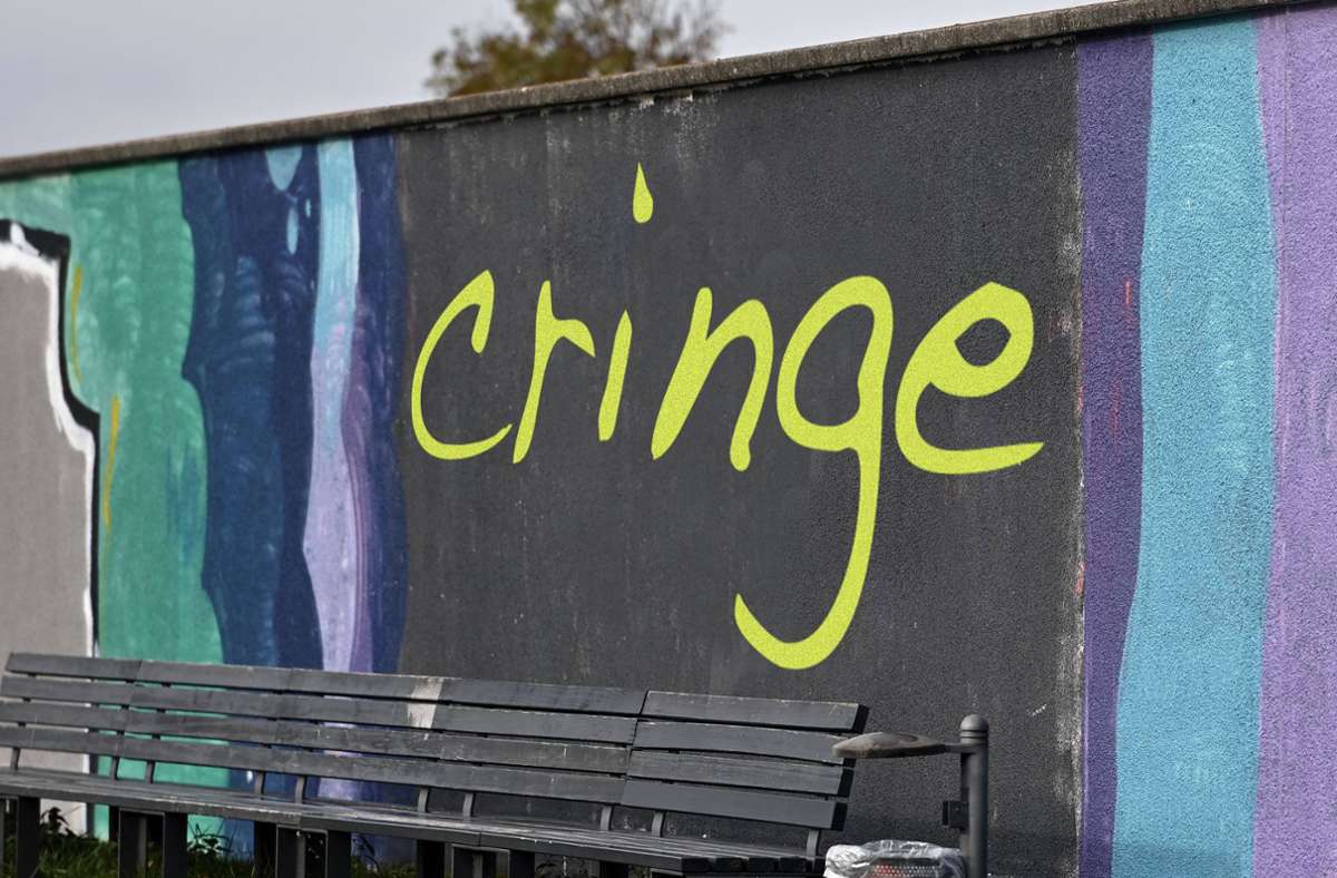 Jugendwort des Jahres: „Cringe“ (bedeutet so viel wie peinlich, unangenehm). Foto: imago/Sven Simon/Frank Hoermann
