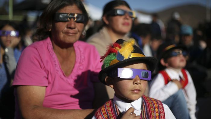 Zehntausende beobachten Himmelsspektakel in Südamerika