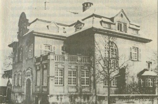 Die 1906 erbaute Villa Bolz am Kriegsbergturm in ihrem ursprünglichen Zustand Foto: Privat