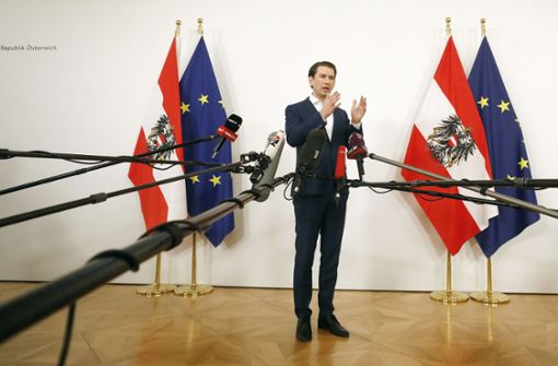 Österreichs Bundeskanzler Sebastian Kurz rief die Bürger auf, sich an den bevorstehenden Massentests zu beteiligen. Foto: dpa/Dragan Tatic