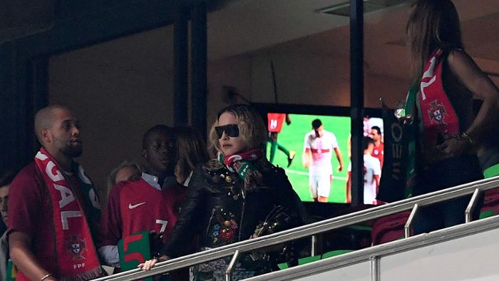 Madonna bejubelt Sieg der Portugiesen