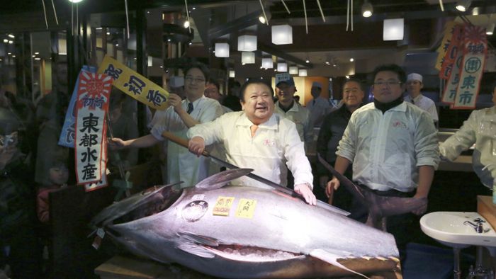 Sushi-Kette ersteigert Thunfisch für 609.000 Euro