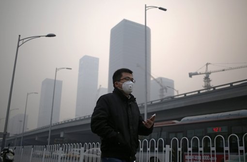 China leidet unter starker Umweltverschmutzung – häufig gibt es Smogalarm. Foto: dpa