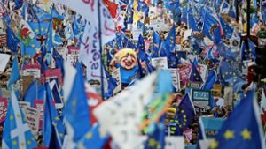 Eine Million Brexit-Gegner demonstrierten in London. Foto: AP/Matt Dunham