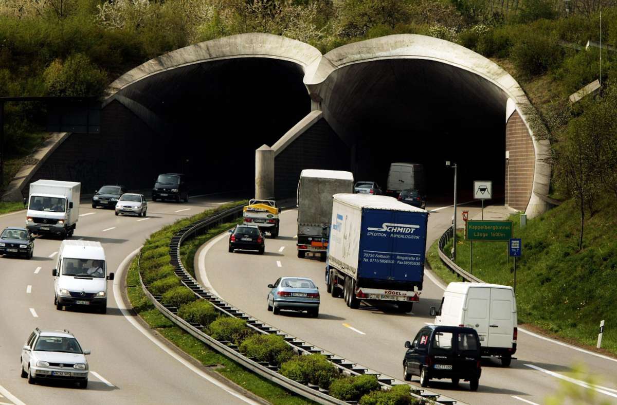 Im Kappelbergtunnel darf derzeit nur langsam gefahren werden (Archivbild). Foto: Stoppel