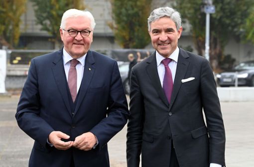 Bundespräsident Steinmeier und der aktuelle Präsident Foto: dpa/Uli Deck