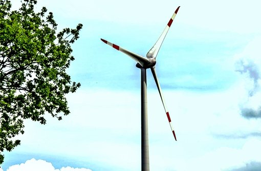 Die Stadtwerke beabsichtigen im Tauschwald  zwei  Windräder Foto: dpa