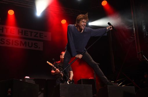 Bei dem Konzert unter dem Motto „#wirsindmehr“ spielten am Montagabend in Chemnitz Bands wie die Toten Hosen. Foto: dpa