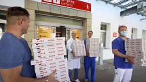 Fridays for Nurses: Pizza für das Klinik-Personal