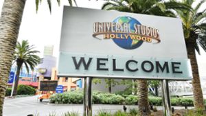 Die Universal Studios in Hollywood: Der beliebte Themenpark ist wegen Corona bereits geschlossen. Foto: AFP/Amy Sussman