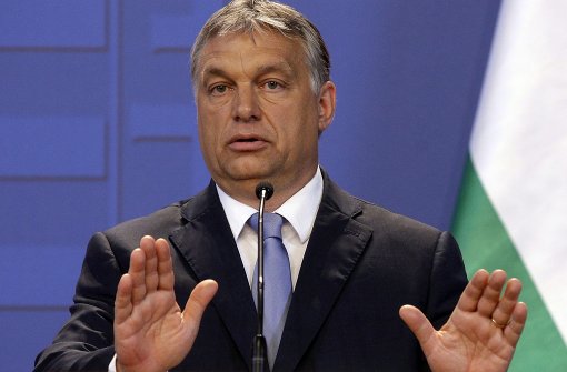Ungarns Premier Viktor Orban (Bild) lässt sich vom Luxemburger Amtskollegen Jean Asselborn offenkundig nicht beeinflussen. Foto: AFP