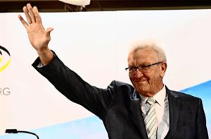 Die Grünen um Winfried Kretschmann waren  im Land in Jubelstimmung. Auch im Wahlkreis Bietigheim-Bissingen triumphierte die Partei. Foto: dpa/Uli Deck