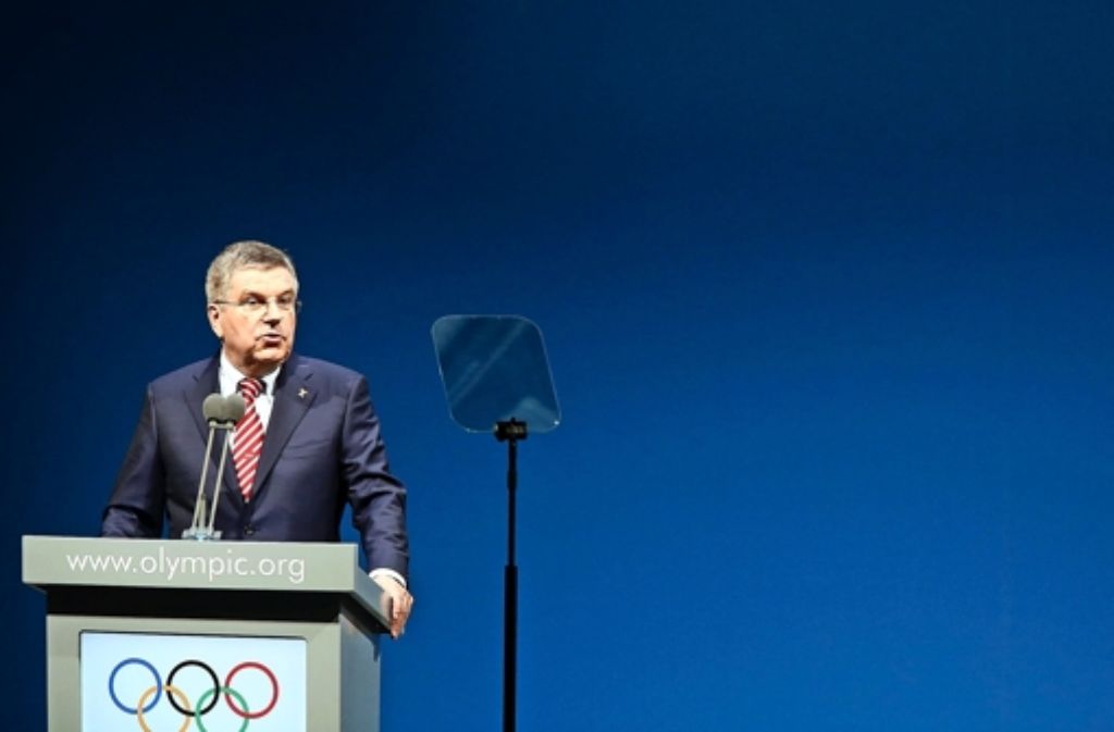Auf Reformkurs: IOC-Präsident Thomas Bach Foto:  