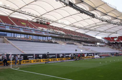 Gegen den VfL Bochum werden im neuen Unterrang der Haupttribüne erstmals VfB-Fans sitzen. Foto: Pressefoto Baumann/Julia Rahn