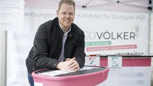 Marco Völker will der neue Oberbürgermeister von Stuttgart werden. Das sind seine Positionen: ... Foto: Lichtgut/Julian Rettig