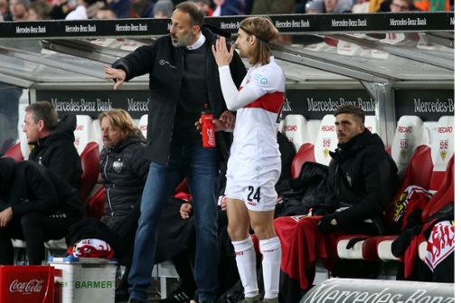 Gut möglich, dass VfB-Trainer Pellegrino Matarazzo von Beginn an auf Borna Sosa setzt. Foto: Baumann