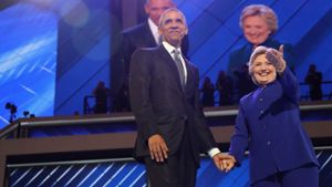 Präsident Barack Obama unterstützt Hillary Clintons Kampf um das Weiße Haus. Die Bildergalerie zeigt prominente Unterstützer Clintons. Foto: Getty Images