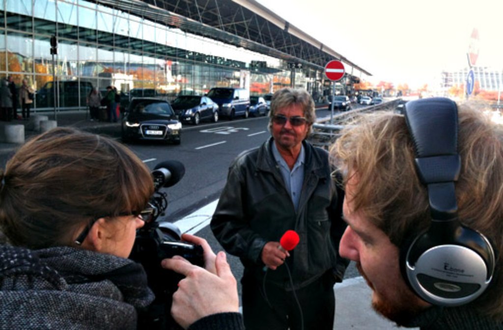 Für die zwölfte Folge von Bruno sieht rot haben wir am Flughafen Stuttgart gedreht.