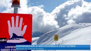 Wetterdienst rät Wintersportlern zu großer Vorsicht