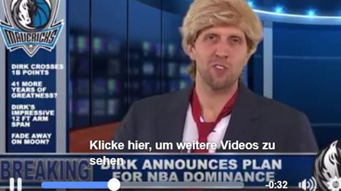Dirk Nowitzki parodiert Donald Trump
