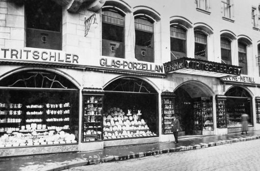 Der Tritschler-Neubau am Stuttgarter Marktplatz im Jahr 1904. Foto: privat/z
