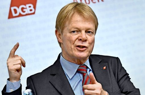 DGB-Chef Reiner Hoffmann sieht gewerkschaftsfeindliche Listen bei Betriebsratswahlen  als Randphänomene. Foto: dpa