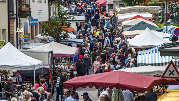Pfingstmarkt in Wäschenbeuren: Markt lockt nach Auszeit wieder Besucher
