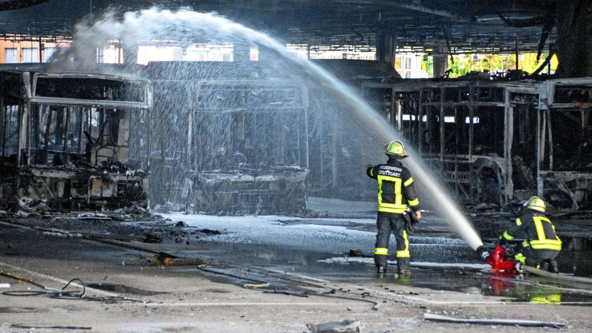 Feuer bei SSB  in Stuttgart: Großbrand im Bus-Depot ist kein Einzelfall