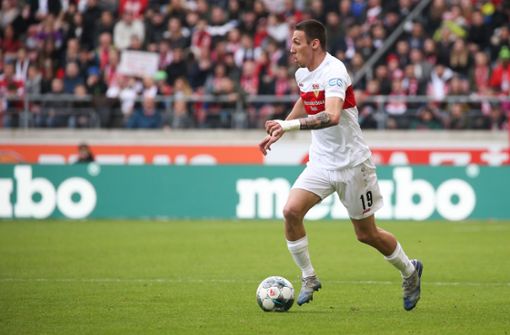 Darko Churlinov gelang bei seinem Debüt im VfB-Trikot ein mutiger Auftritt. Foto: Baumann