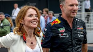 Geri Halliwell und ihr Ehemann Christian Horner zu rosigeren Zeiten. Foto: motorsports Photographer/Shutterstock.com