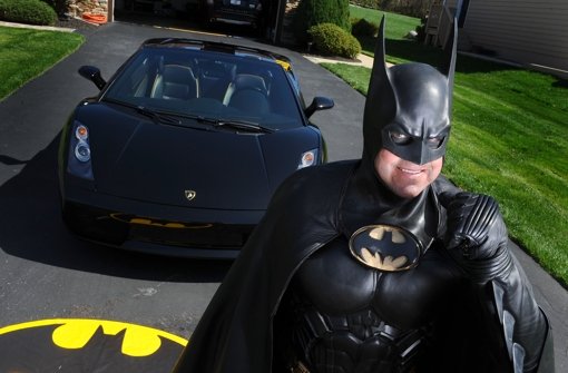 Der Batman-Imitator Leonard B. Robinson ist bei einem Autounfall ums Leben gekommen. Foto: AP