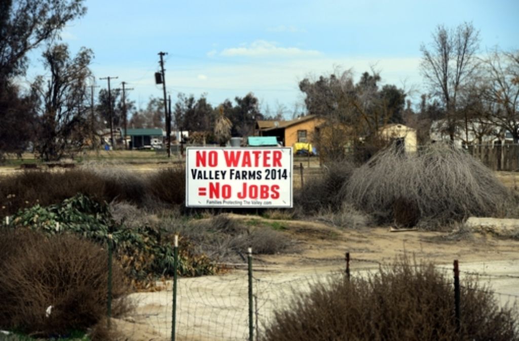 Wassermangel in Kalifornien: Arbeitsplätze in Gefahr. Foto: dpa
