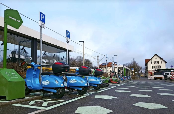 Bahnhof in Vaihingen: Wie man am Mobility Hub umsatteln kann