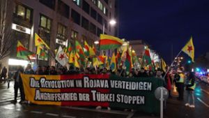 Protest gegen türkischen Militäreinsatz in Nordsyrien