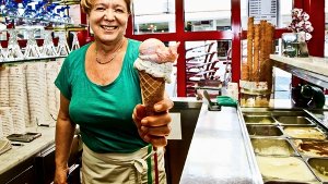 Italiener machen immer noch das beste Eis: Roswitha Bertazzoni. Foto: Peter Petsch