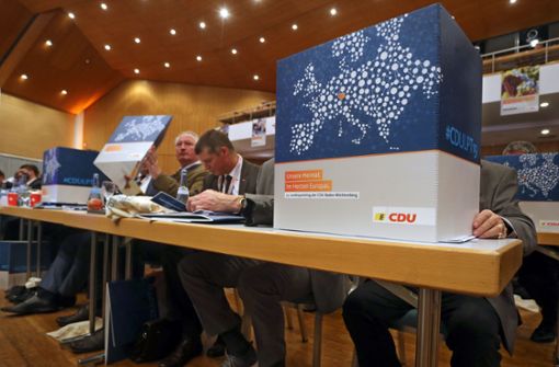Wahltage bei der Südwest-CDU: Die Partei bestimmt   ihre Führungsspitze Foto: dpa