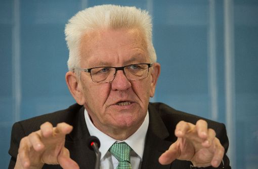 Ministerpäsident Winfried Kretschmann unterstützt die Pläne zum Schuldenabbau. Foto: dpa
