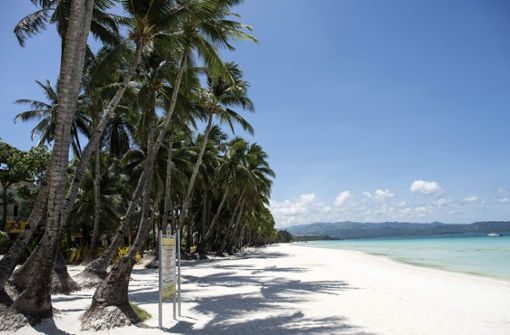 Auf den ersten Blick ist die Urlauberinsel Boracay ein Paradies. Foto: AFP