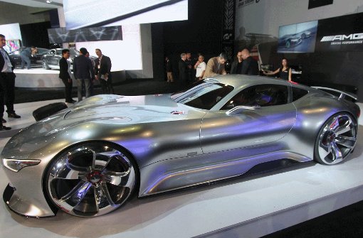 In Los Angeles zeigte Daimler die Studie des AMG Vision Gran Turismo. Foto: dpa